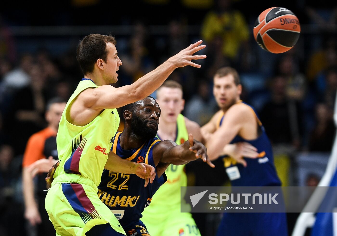 Russia Basketball Euroleague Khimki - Barcelona 