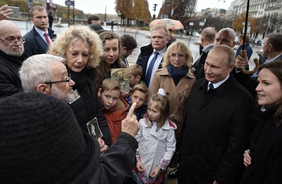 President Putin's working visit to France