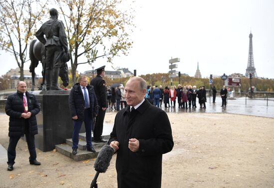 President Putin's working visit to France