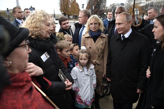 President Putin's working visit to France