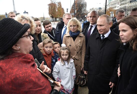 President Putin's working visit to France