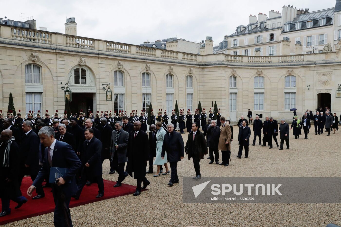 Ceremonies to mark centenary of Armistice Day in Paris