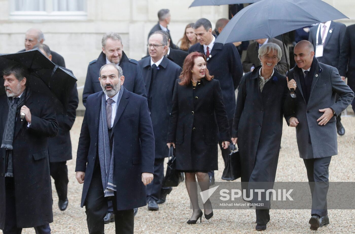 Ceremonies to mark centenary of Armistice Day in Paris