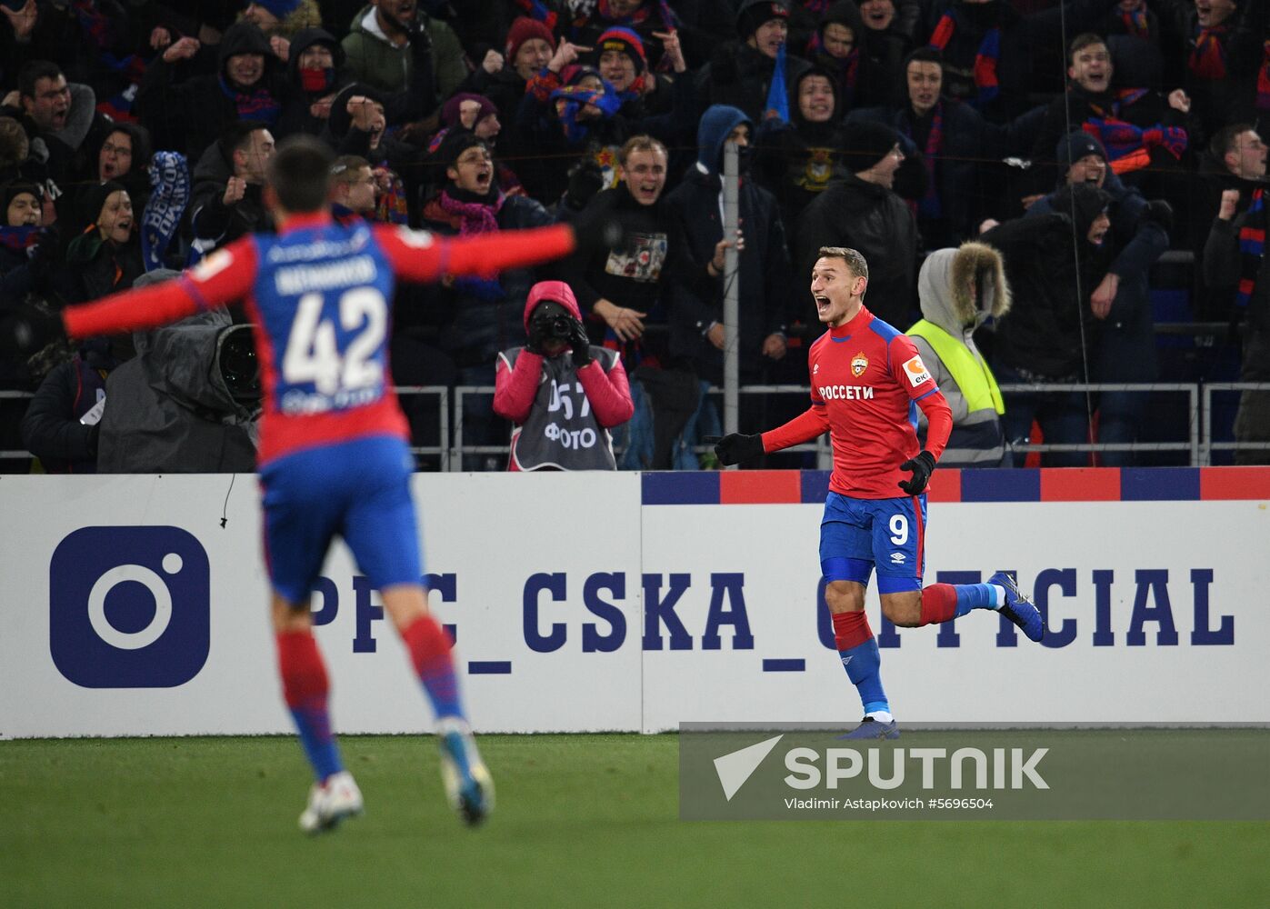 Russia Soccer Premier-League CSKA-Zenit