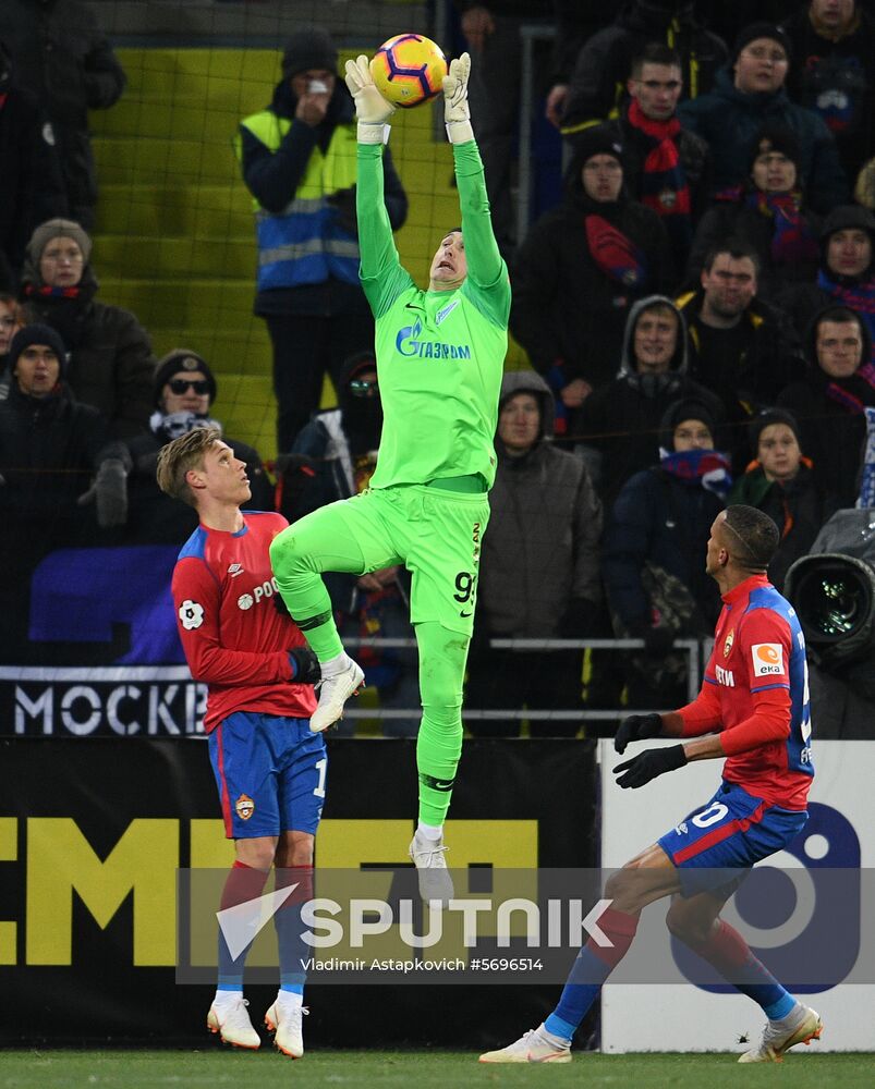 Russia Soccer Premier-League CSKA-Zenit