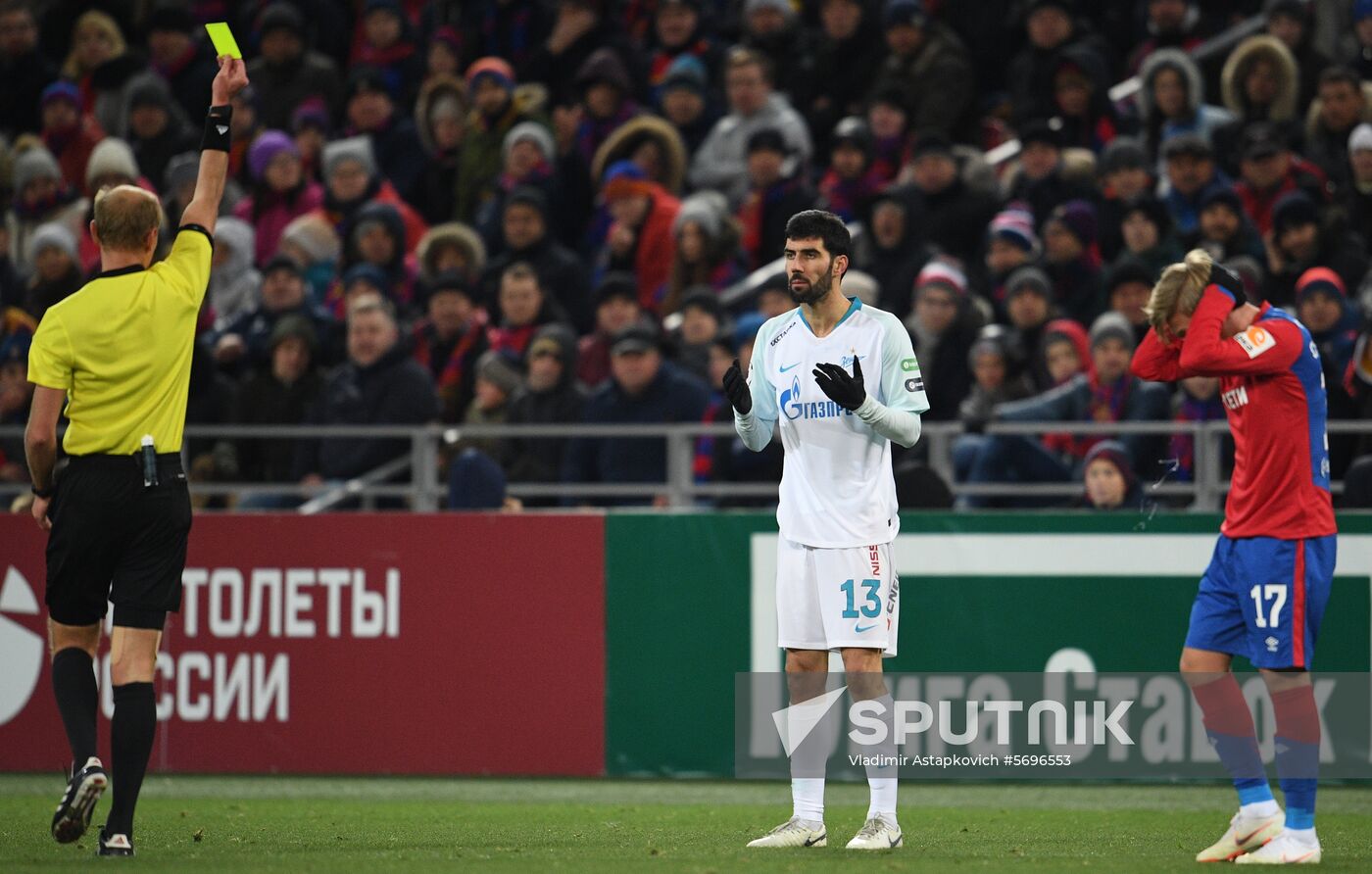 Russia Soccer Premier-League CSKA-Zenit