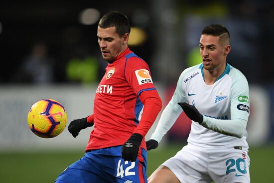 Russia Soccer Premier-League CSKA-Zenit