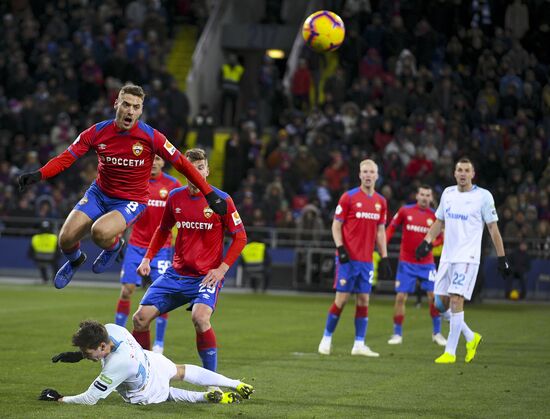 Russia Soccer Premier-League CSKA-Zenit