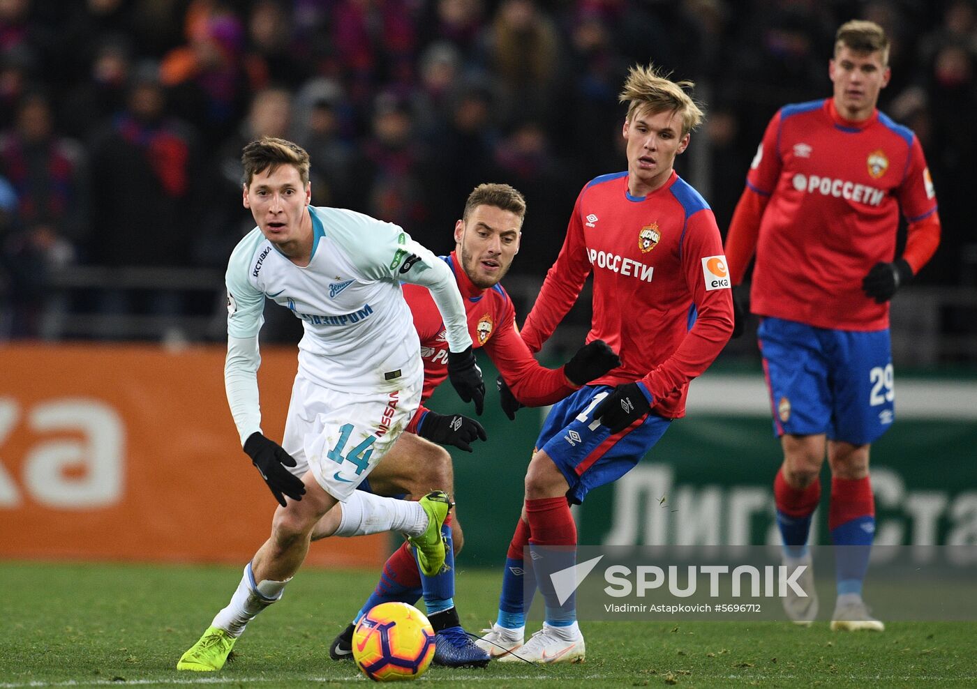 Russia Soccer Premier-League CSKA-Zenit