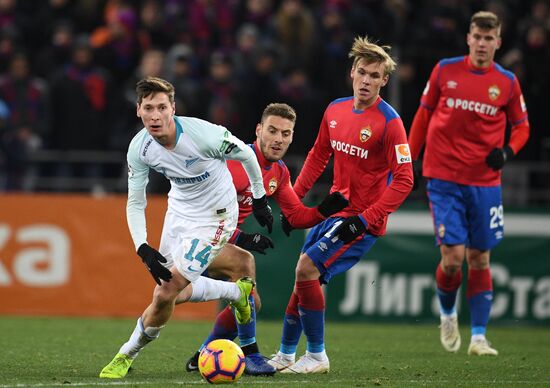 Russia Soccer Premier-League CSKA-Zenit