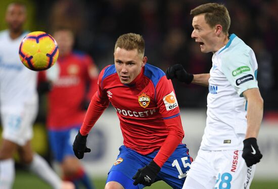 Russia Soccer Premier-League CSKA-Zenit