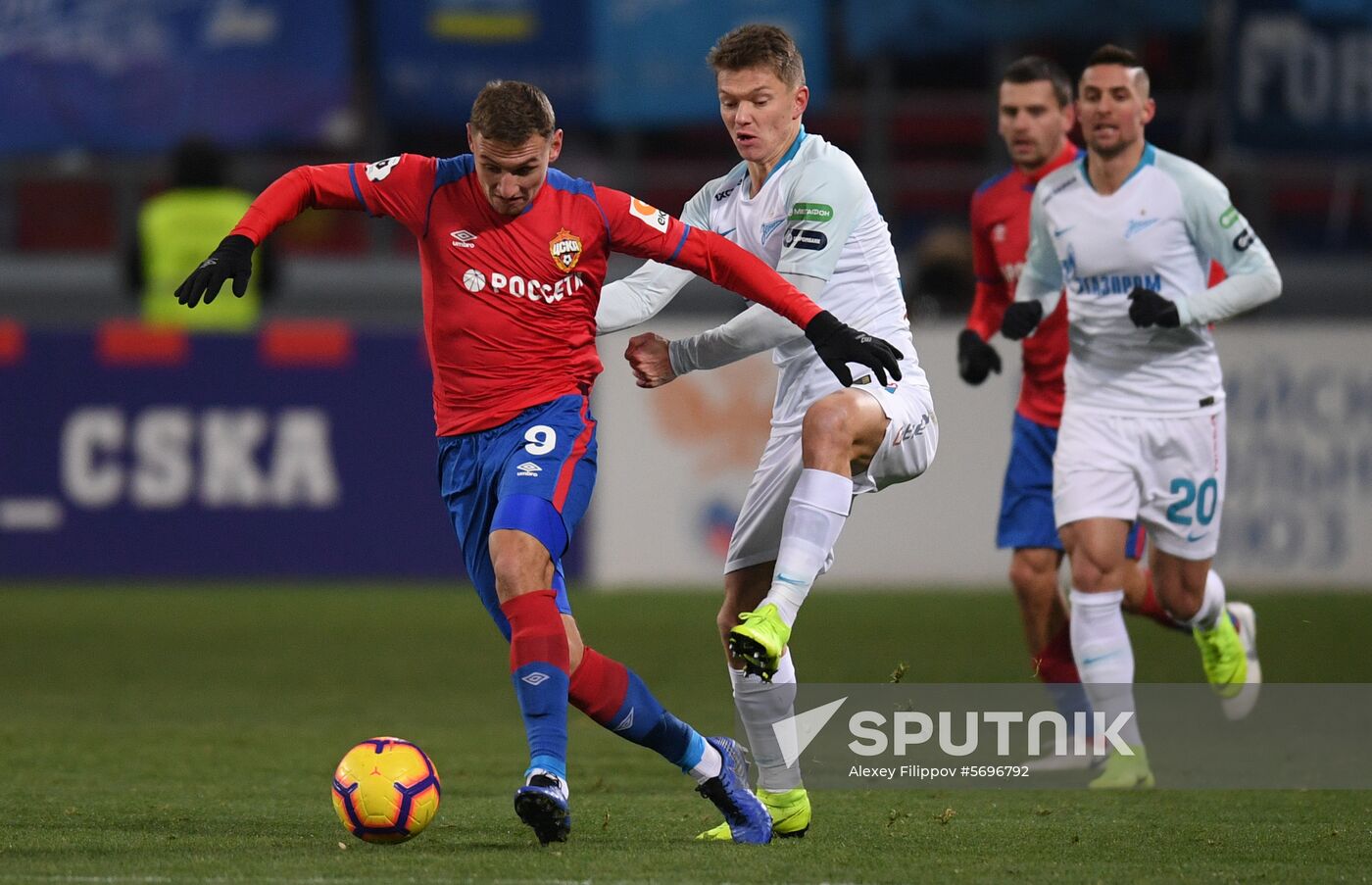 Russia Soccer Premier-League CSKA-Zenit
