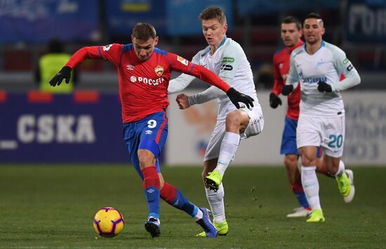 Russia Soccer Premier-League CSKA-Zenit