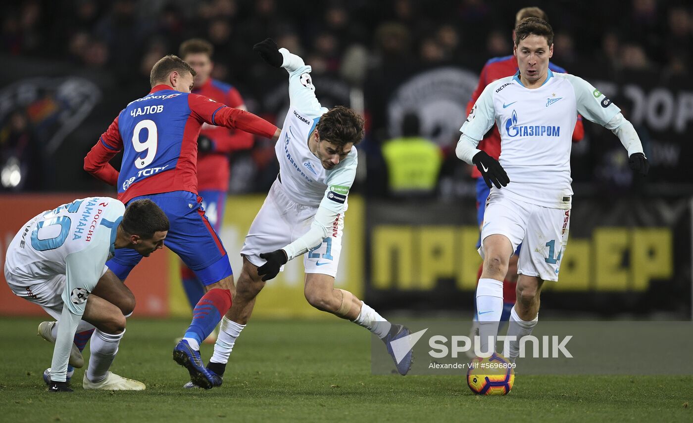 Russia Soccer Premier-League CSKA-Zenit