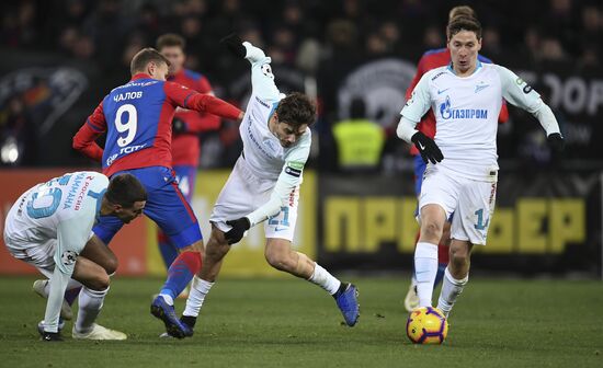 Russia Soccer Premier-League CSKA-Zenit