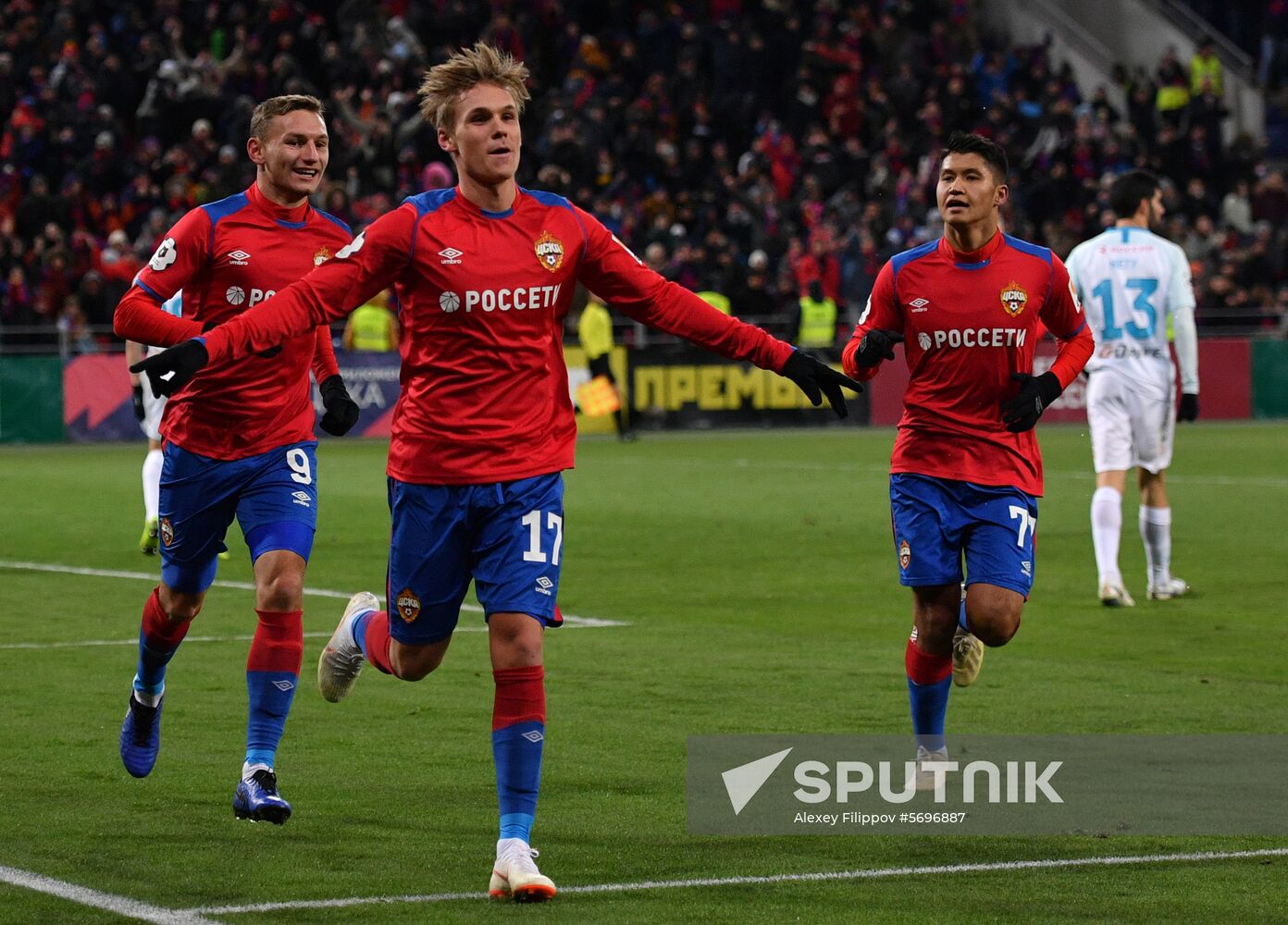 Russia Soccer Premier-League CSKA-Zenit
