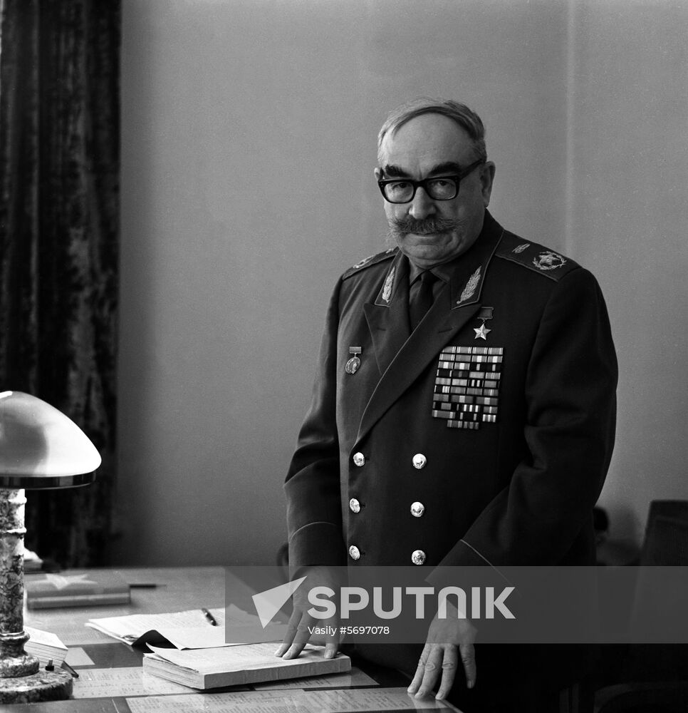 Chief Marshal of Armored Troops of USSR Pavel Rotmistrov