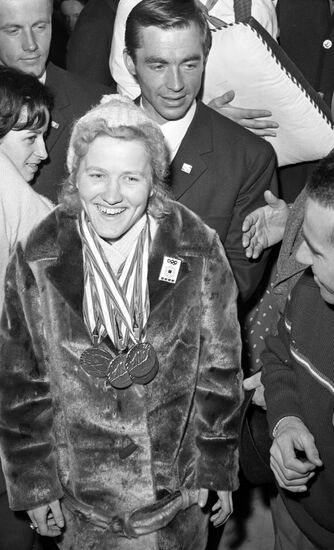 Soviet speed-skater Lidia Skoblikova