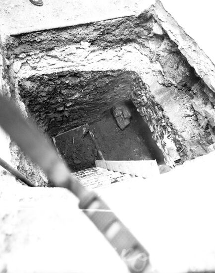 Archeological excavations in Moscow Kremlin