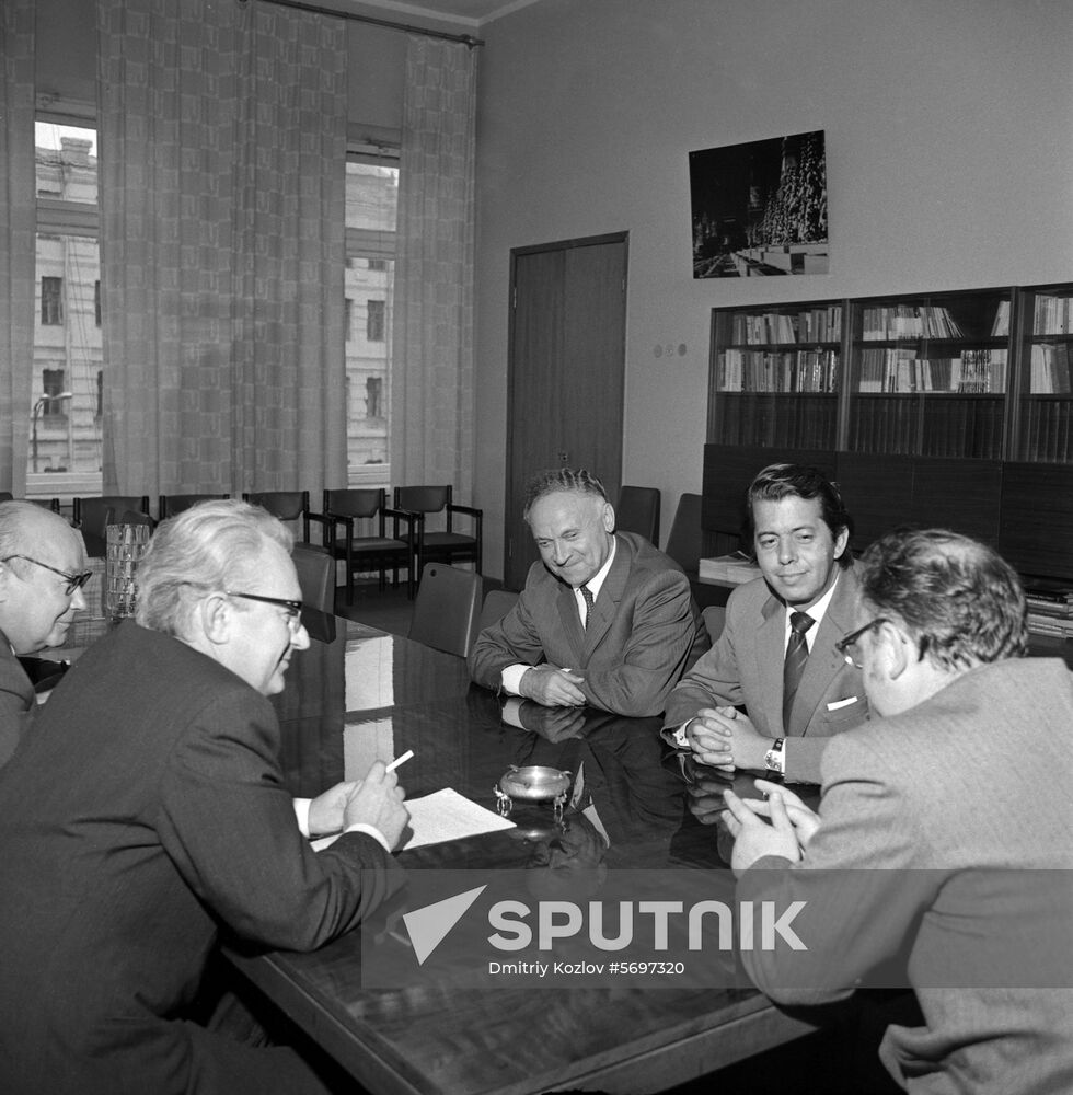 Director of Peruvian National Superintendency Grimeris visited USSR