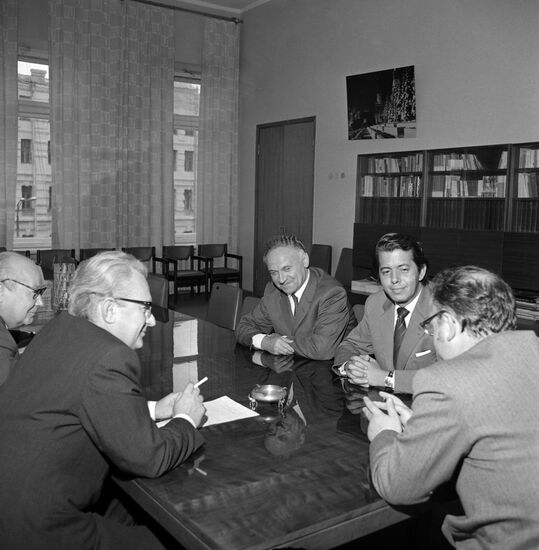 Director of Peruvian National Superintendency Grimeris visited USSR