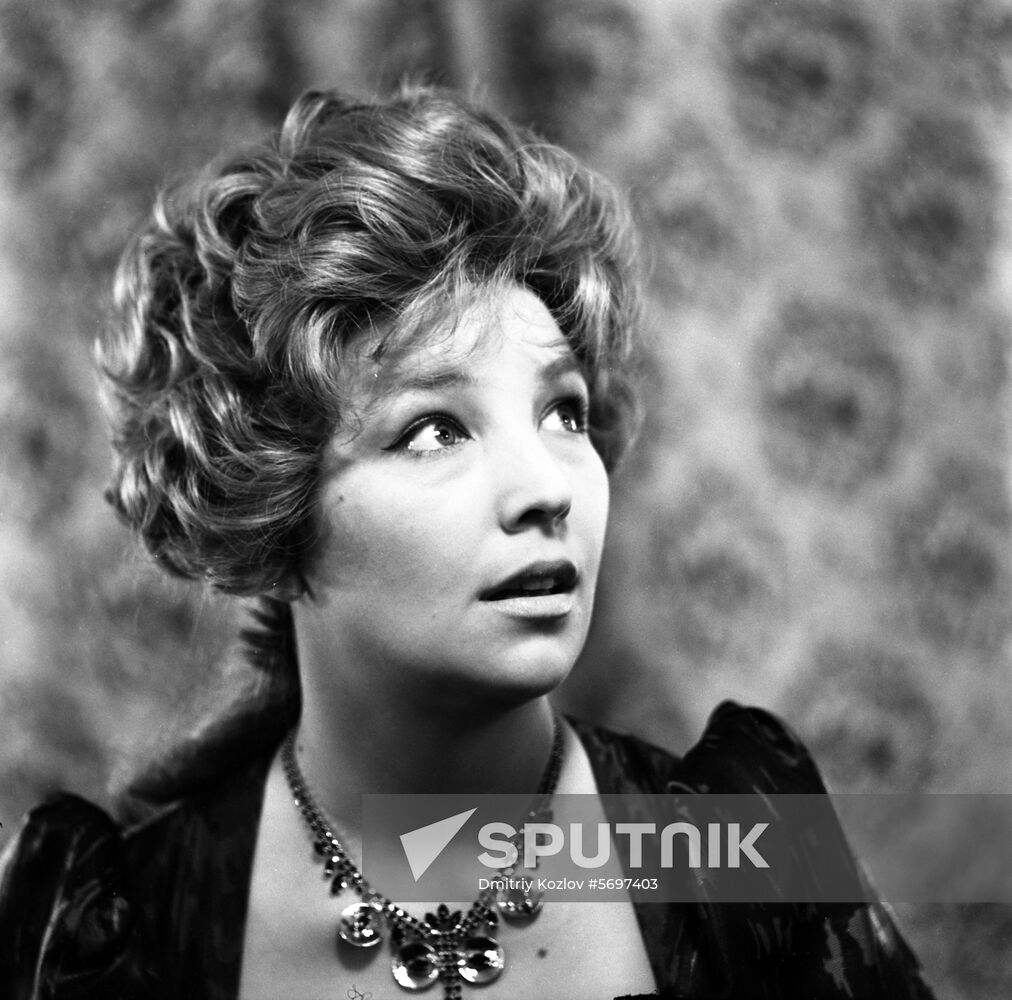 Soviet actress Olga Ostroumova