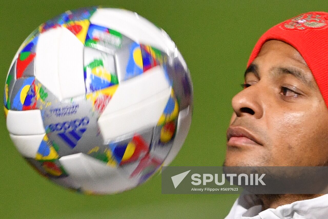 Russia Soccer Training