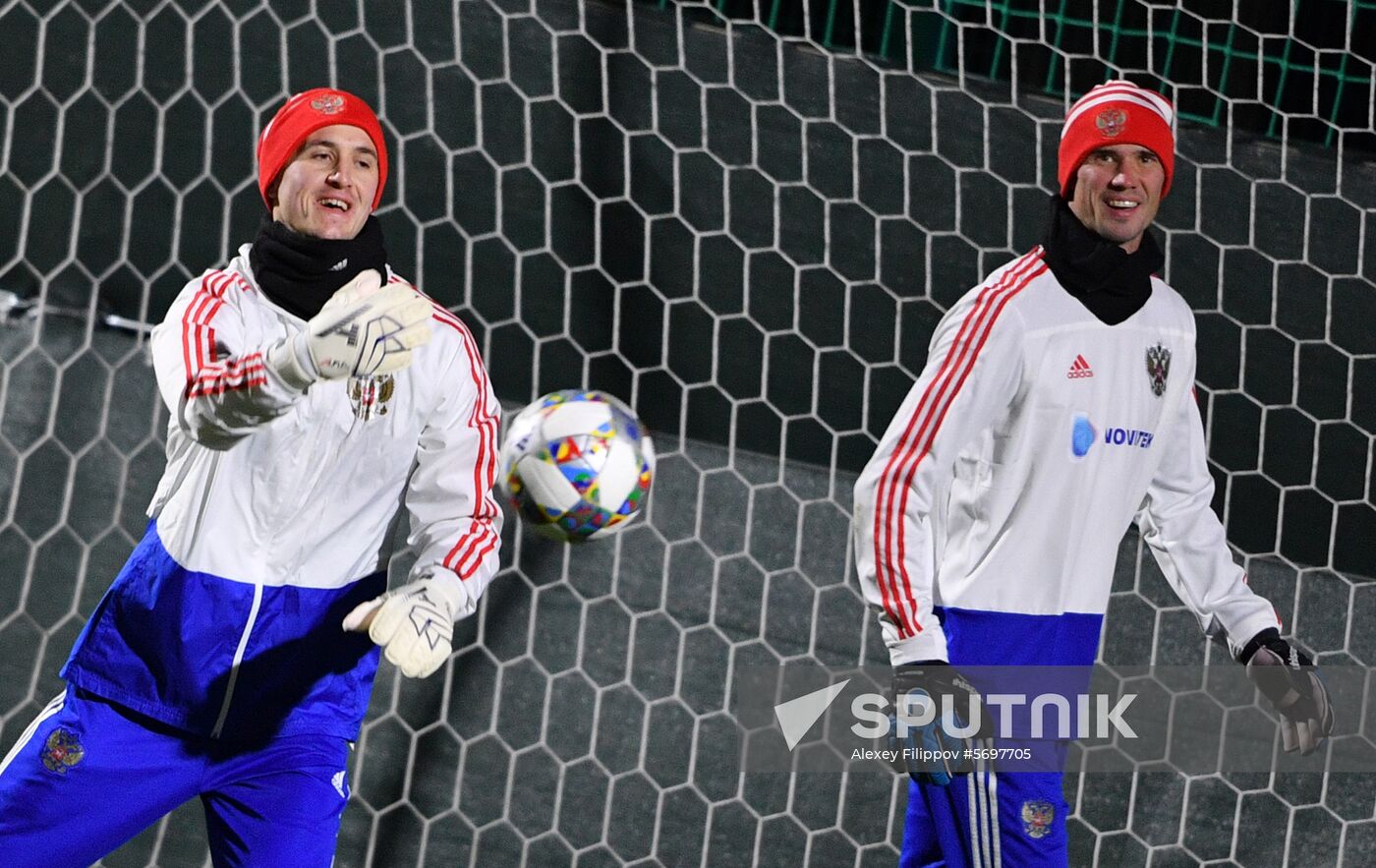 Russia Soccer Training