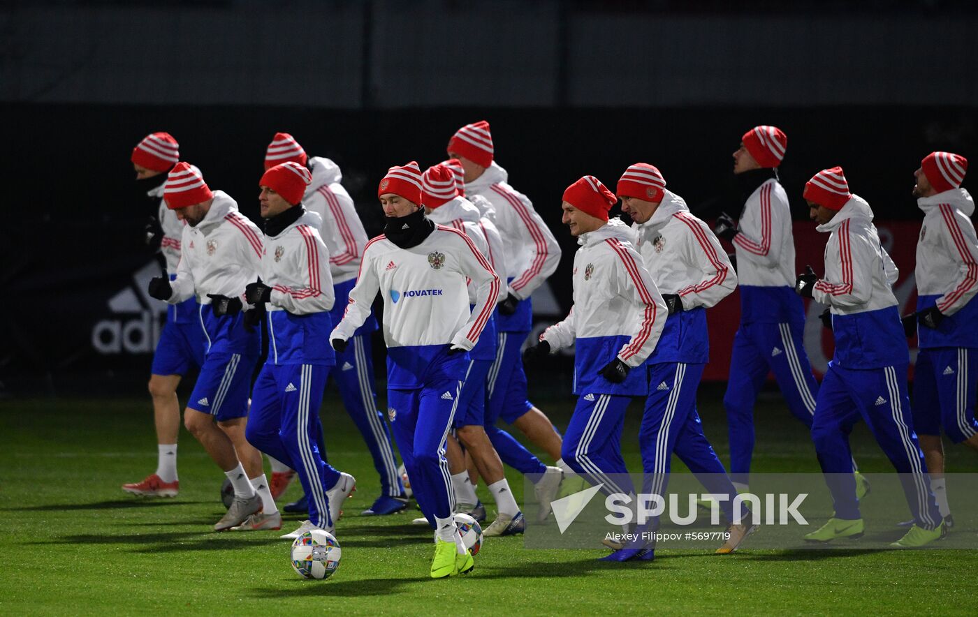 Russia Soccer Training