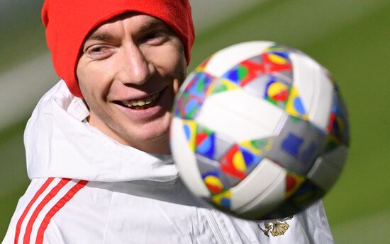 Russia Soccer Training