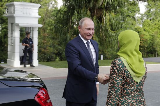 President Vladimir Putin's visit to Singapore