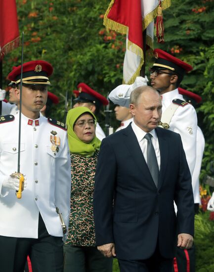 President Vladimir Putin's visit to Singapore