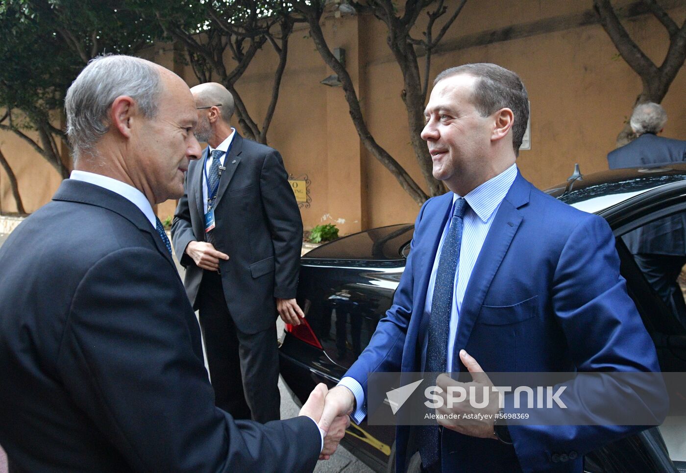 Prime Minister Dmitry Medvedev's visit to Italy