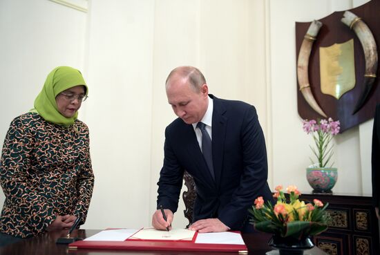 President Vladimir Putin's visit to Singapore