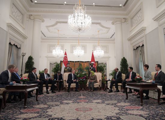 President Vladimir Putin's visit to Singapore
