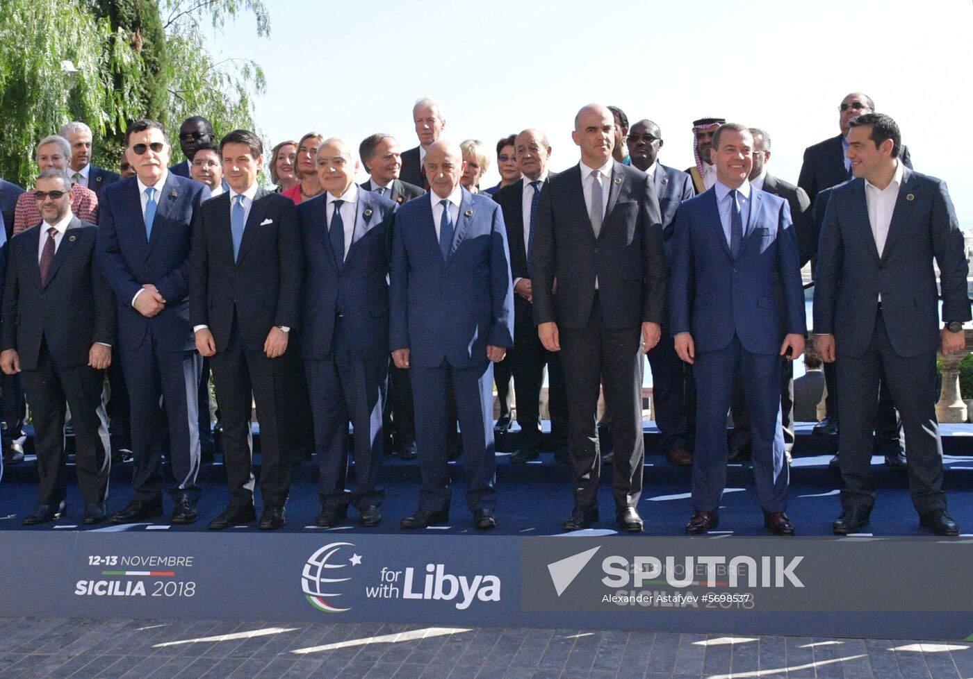 Prime Minister Dmitry Medvedev's visit to Italy