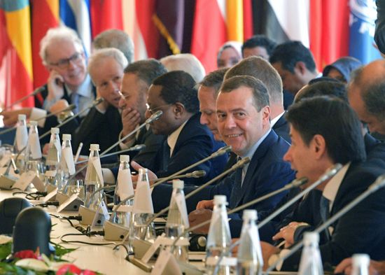 Prime Minister Dmitry Medvedev's visit to Italy