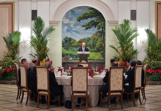 President Vladimir Putin's visit to Singapore