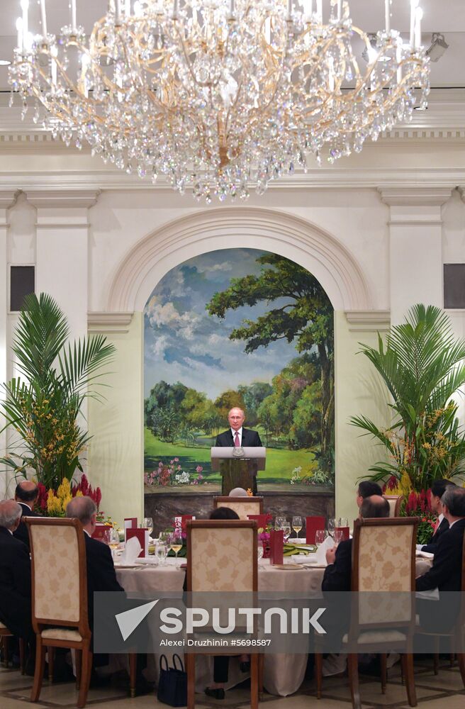 President Vladimir Putin's visit to Singapore
