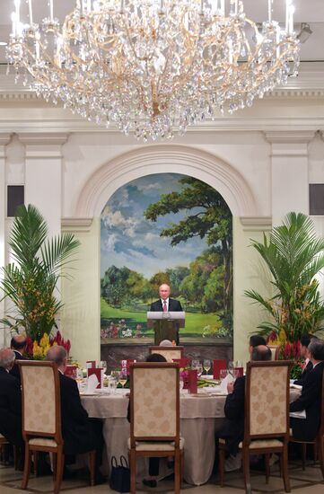 President Vladimir Putin's visit to Singapore
