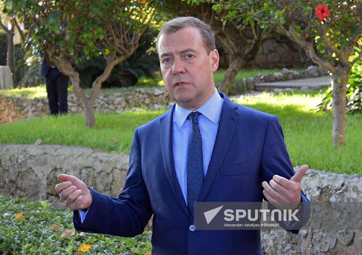 Prime Minister Dmitry Medvedev's visit to Italy
