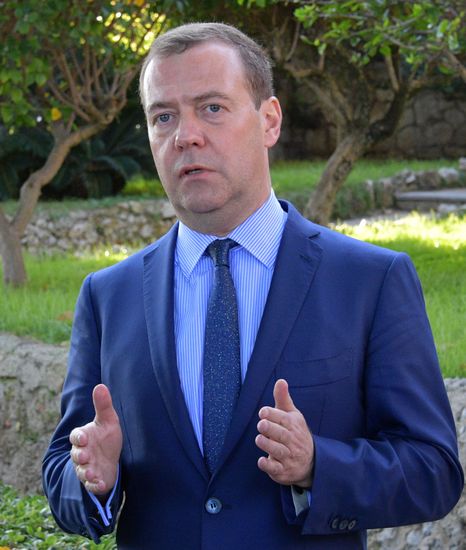Prime Minister Dmitry Medvedev's visit to Italy