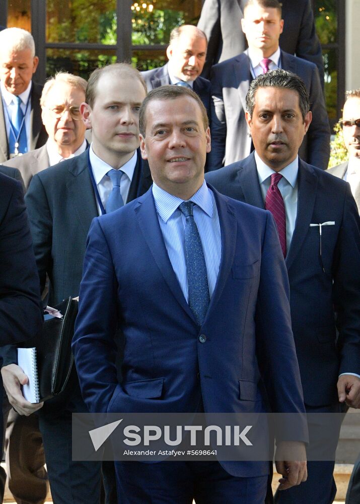 Prime Minister Dmitry Medvedev's visit to Italy