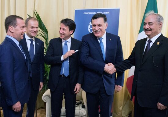 Prime Minister Dmitry Medvedev's visit to Italy