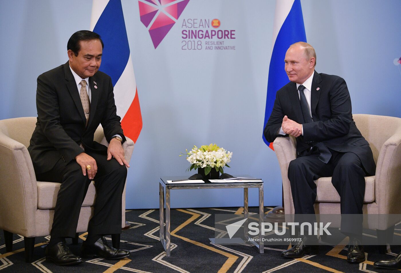 President Vladimir Putin's visit to Singapore. Day two