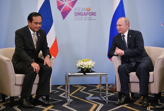 President Vladimir Putin's visit to Singapore. Day two