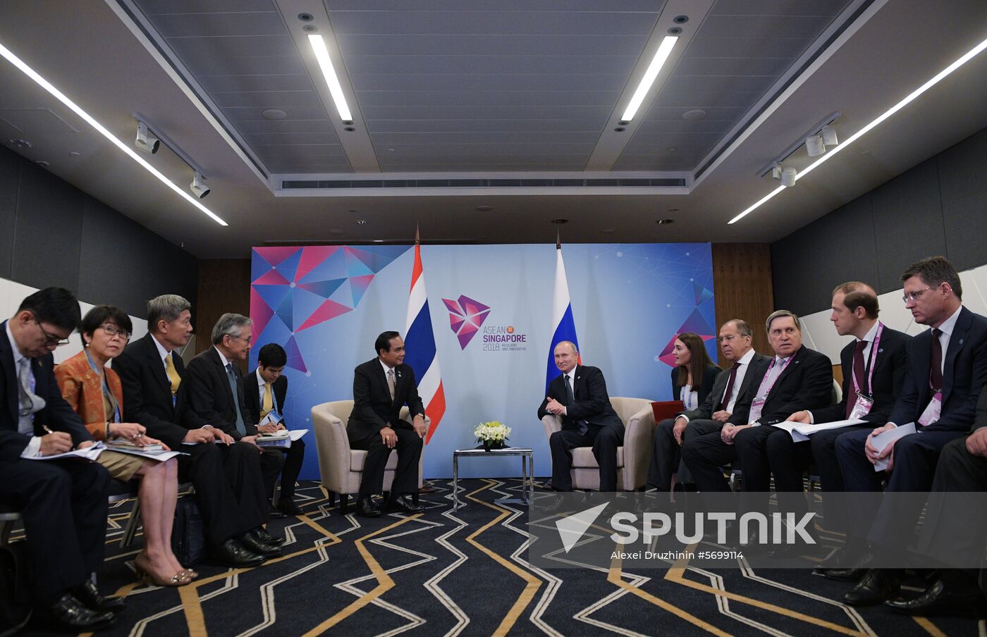 President Vladimir Putin's visit to Singapore. Day two