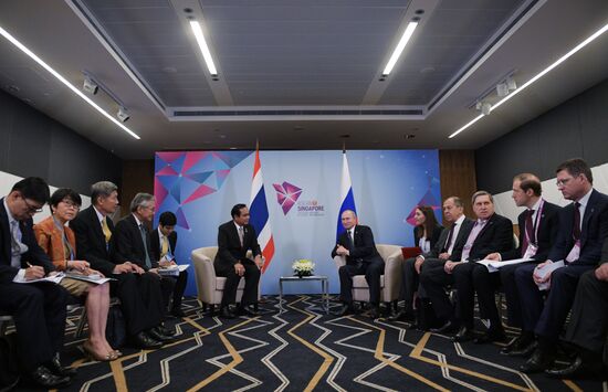 President Vladimir Putin's visit to Singapore. Day two