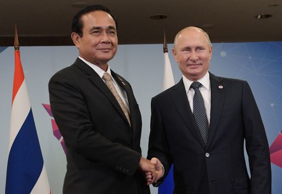 President Vladimir Putin's visit to Singapore. Day two