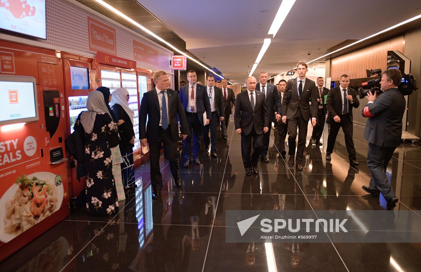 President Vladimir Putin's visit to Singapore. Day two